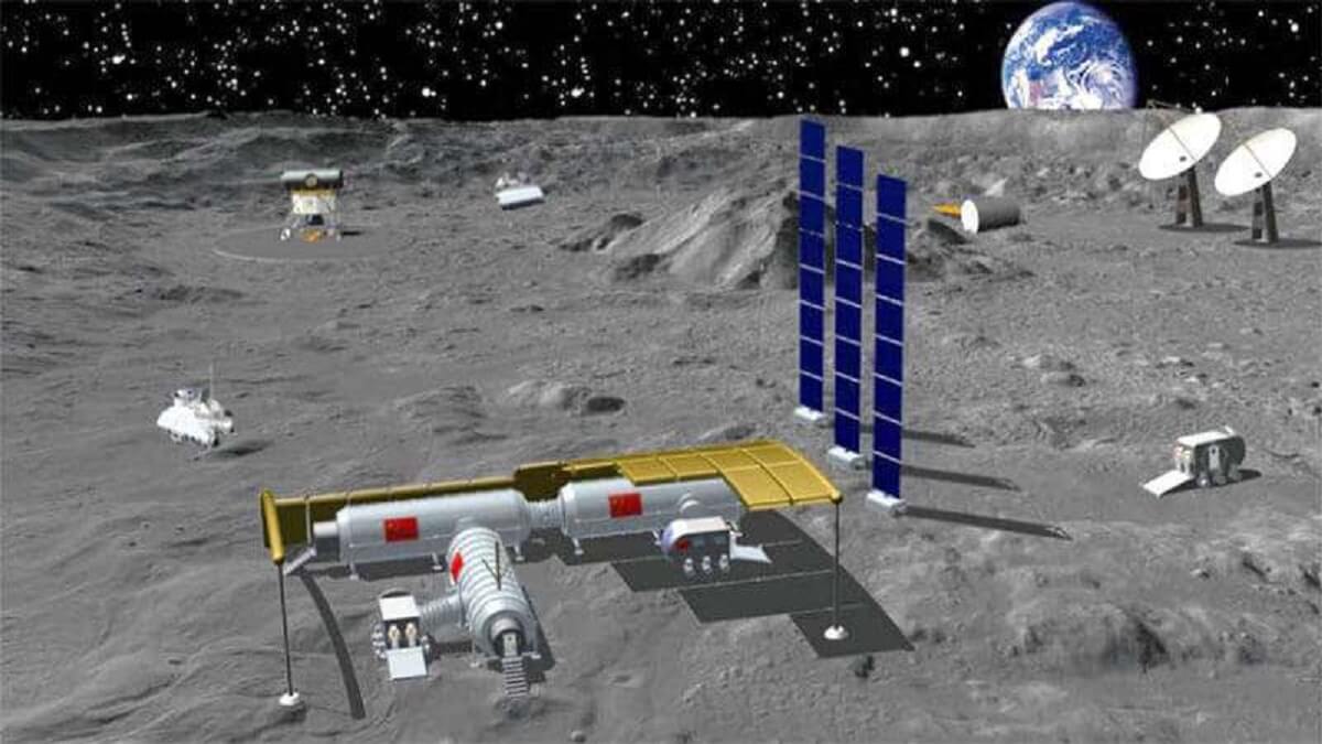 PHOTO/CNSA - China y Rusia aspiran a concluir su base de investigación lunar en 2035. Hasta 2030 ensayarán las tecnologías de descenso y de retorno a la Tierra de muestras del suelo. Después desplegarán las infraestructuras sobre la superficie lunar