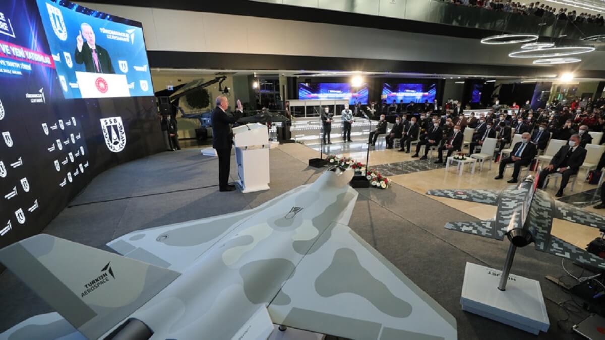 PHOTO/Presidency Turkiye - Uno de los productos estrella del sector aeronáutico turco es el caza nacional de 5ª generación TF-X Kaan que está en proceso de desarrollo