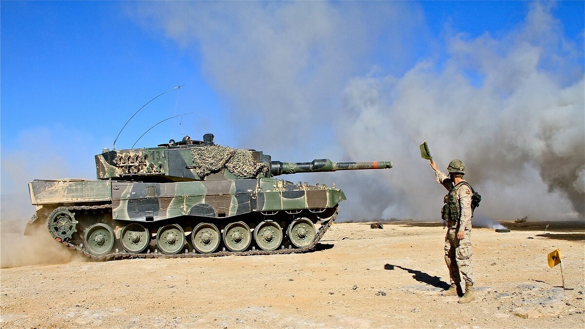 PHOTO/ET - Las Fuerzas Armadas de Ucrania ya han recepcionado los cuatro últimos carros de combate Leopard 2A4 españoles enviados a finales de julio, con lo que se ha completado el compromiso de ceder un total de diez unidades
