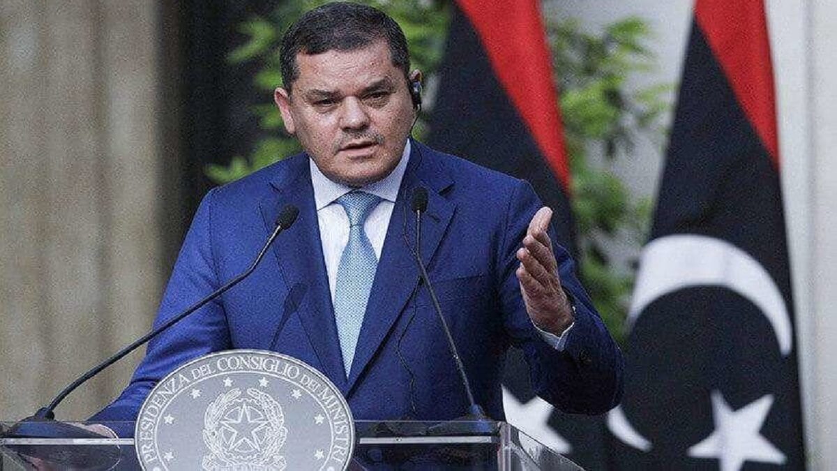 AFP/GREGORIO BORGIA - El primer ministro libio Abdul Hamid Dbeiba