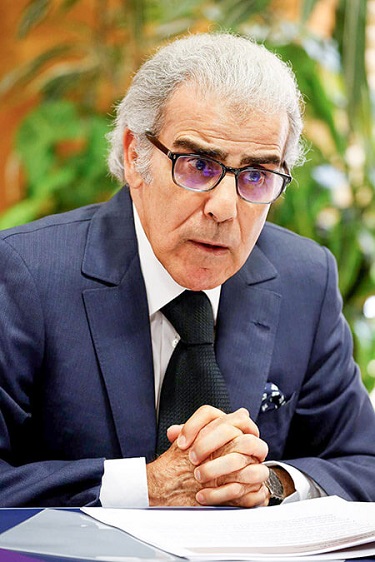 REUTERS/YOUSSEF BOUDIAL - Abdellatif Jouahri, gobernador del Banco Central de Marruecos