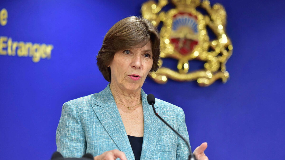 La ministra de Asuntos Exteriores de Francia, Catherine Colonna
PHOTO/AFP