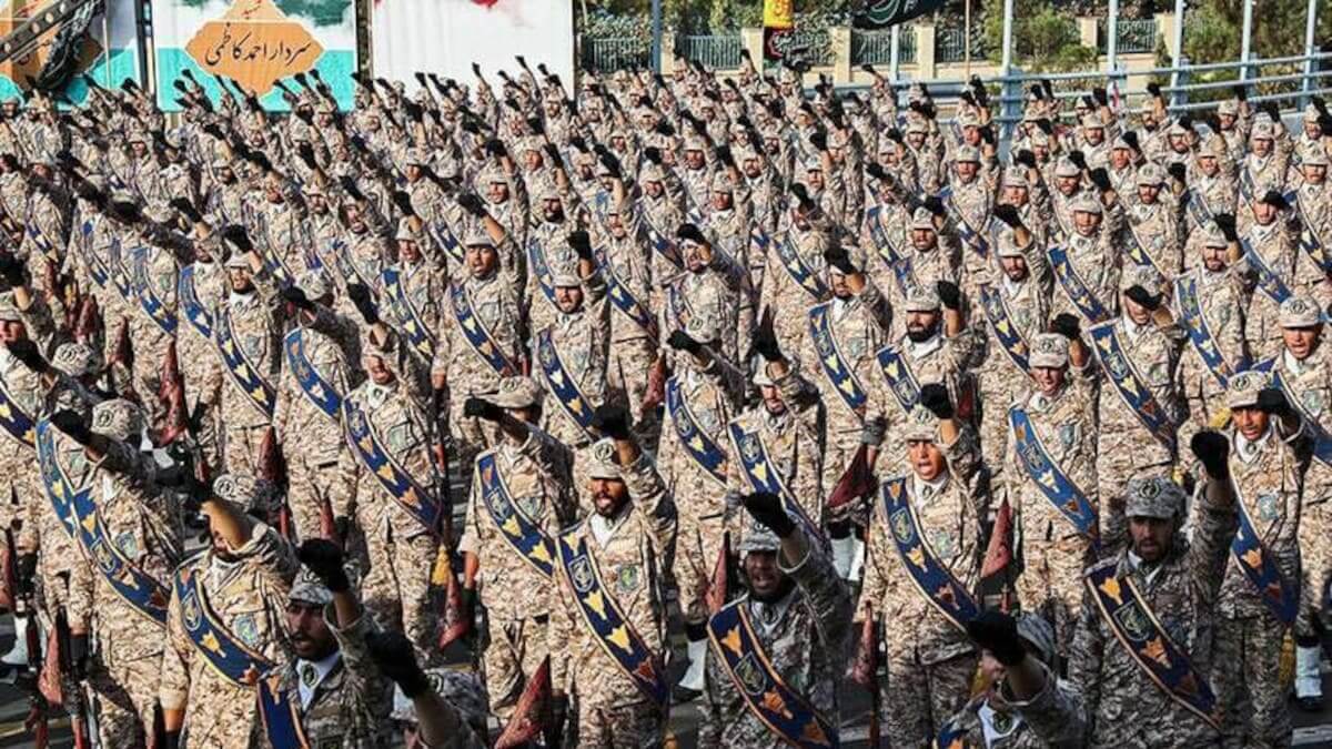 Miembros del Cuerpo de la Guardia Revolucionaria Islámica de Irán (IRGC) - AFP/HO/PRESIDENCIA IRAN