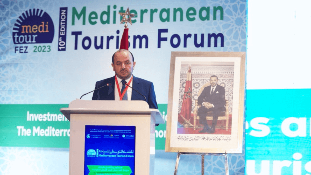 PHOTO/GUILLERMO LÓPEZ - Hamza Ben Abdellah, presidente de la Cámara de Industria, Comercio y Servicios de la región Fez-Meknes