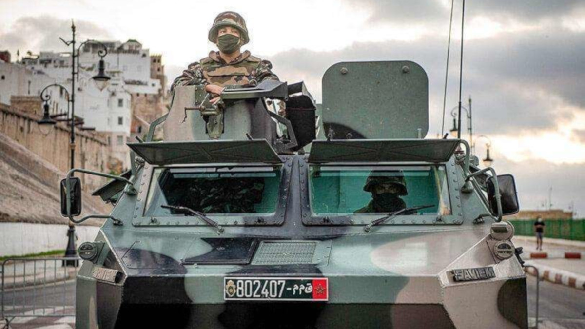 Vehículo blindado del Ejército de Marruecos - PHOTO/FILE