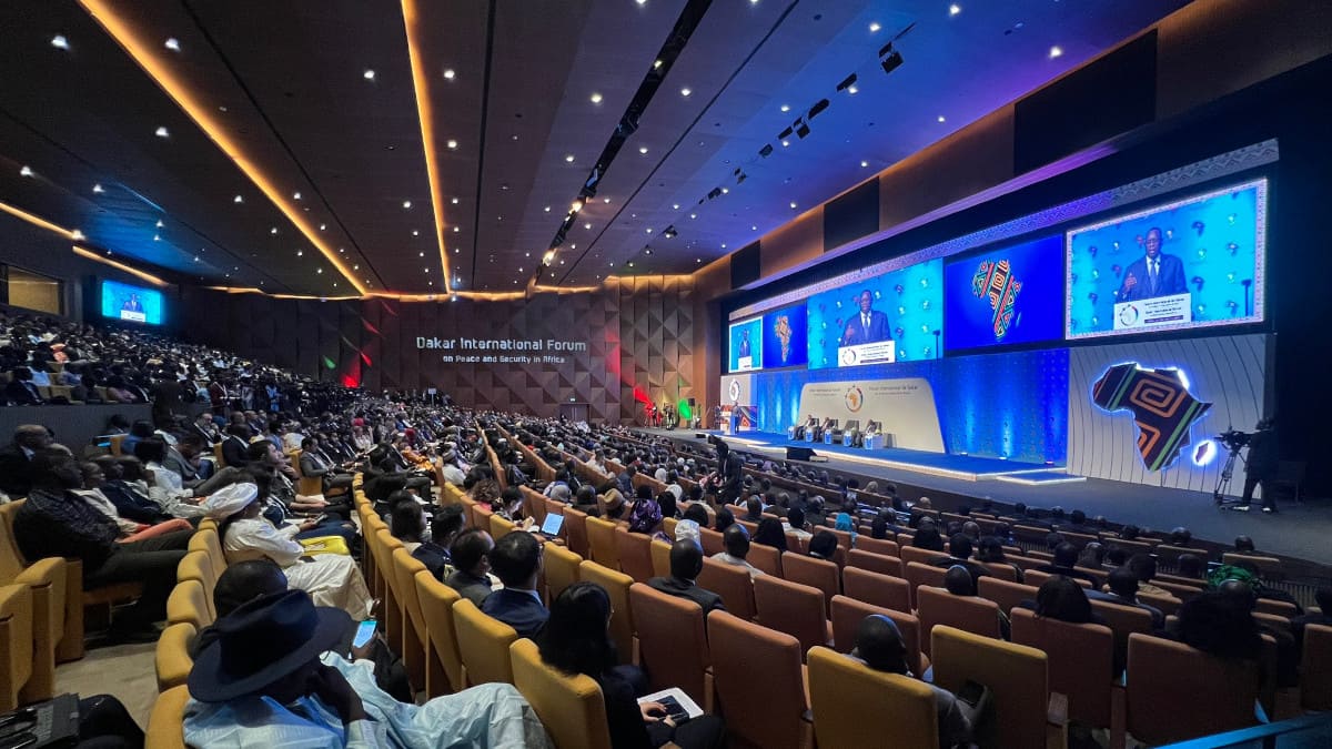 PHOTO/REDES - El IX Foro Internacional de Dakar sobre la Paz y la Seguridad en África se inauguró, el lunes en Diamniadio, con la participación de políticos, expertos e investigadores de varios países bajo el tema “África, potencial y soluciones a los desafíos de seguridad y a la inestabilidad institucional”