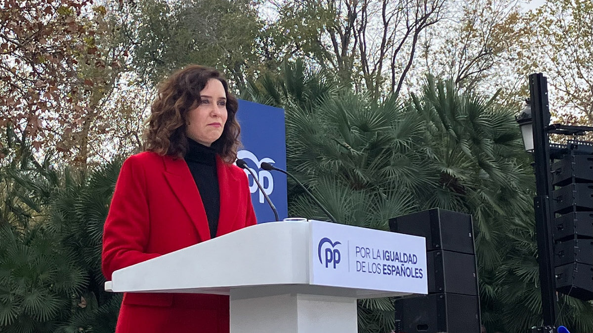 PHOTO/ANTONIO REGALADO - Isabel Díaz Ayuso