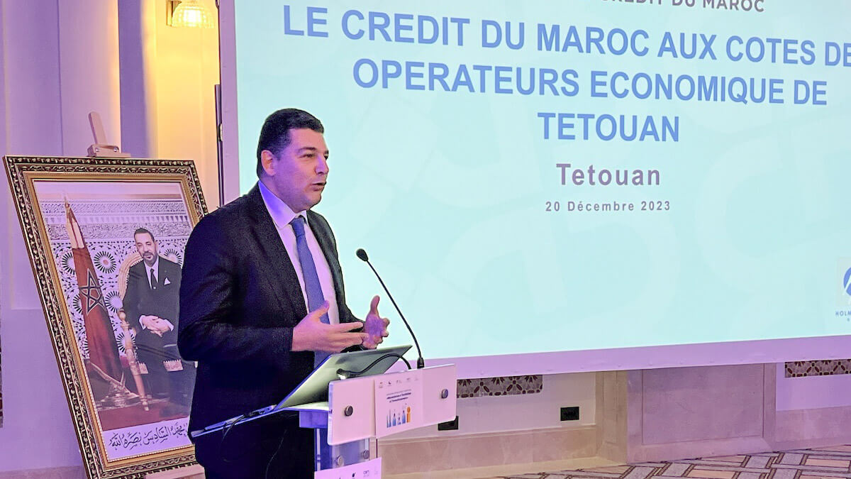 Ahd Zadgui, director regional del Banco Crédit du Maroc,