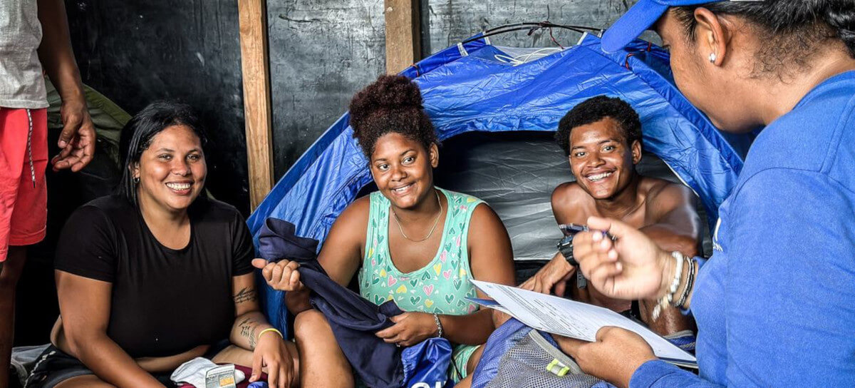 La OIM presta asistencia a los migrantes en dos centros de acogida de la región del Darién - © OIM/Gema Cortés
