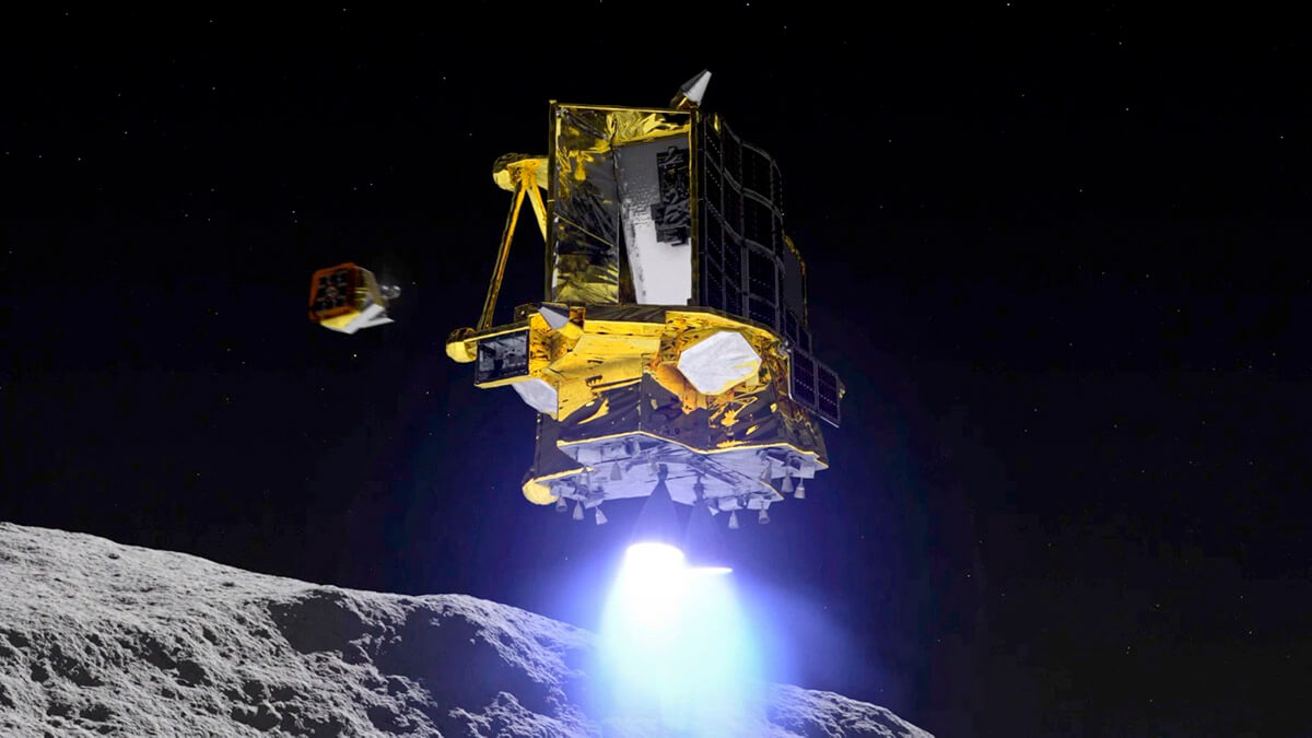 PHOTO/JAXA - La pequeña SLIM es la primera sonda espacial “Made in Japan” que ha llegado hasta el suelo del satélite natural de la Tierra. En 2026 le seguirá otra a Marte