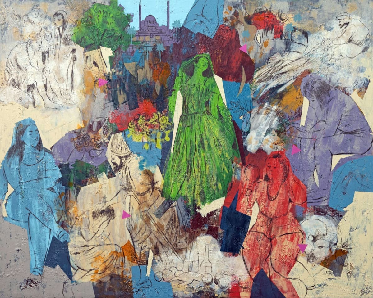Shahrezade y las noches árabes Nº 14 T.M. sobre lienzo, 2022. © Hanoos Hanoos