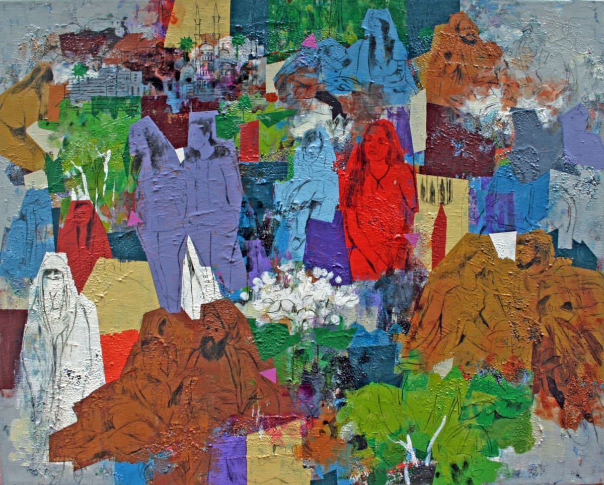 Shahrezade y las noches árabes N.º 8 T.M. sobre lienzo, 2022. © Hanoos Hanoos