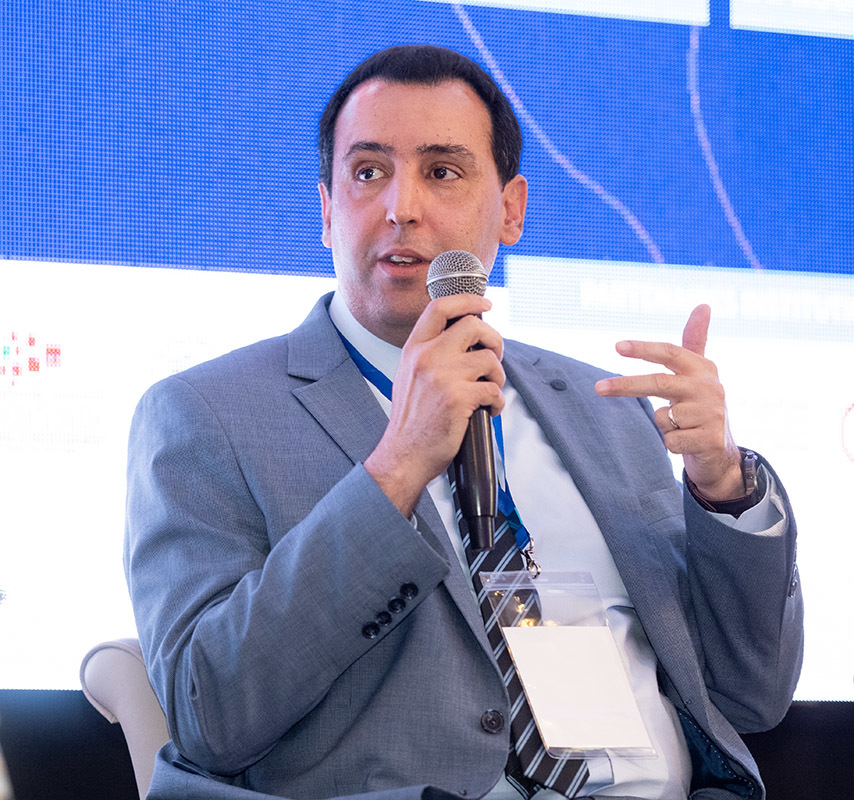 Aissam Ech-Chabbi, director de Estrategia, Estudios e Información de la Agencia Marroquí de Desarrollo y Logística - FOTO/GUILLERMO LÓPEZ