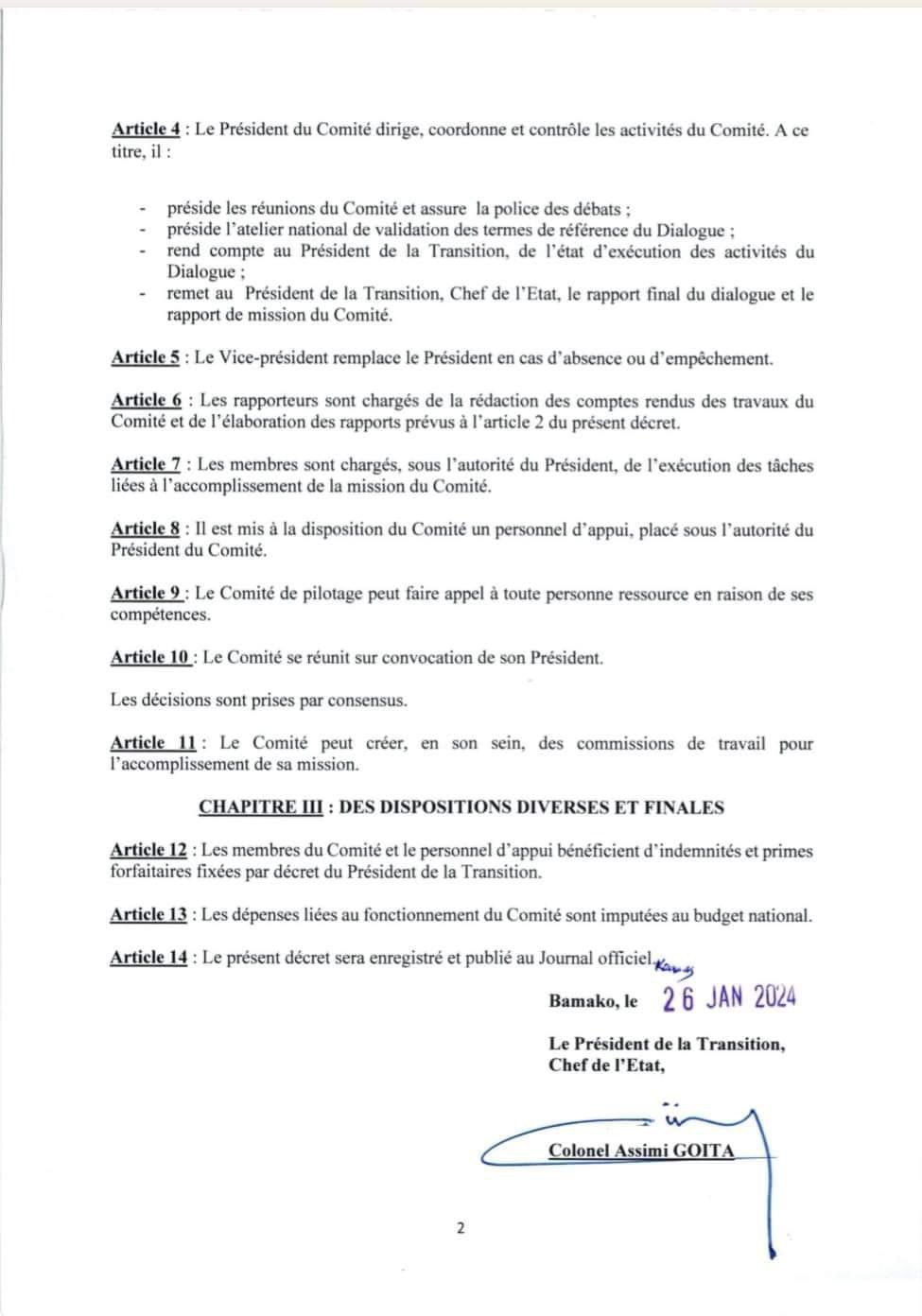 comunicado mali argelia