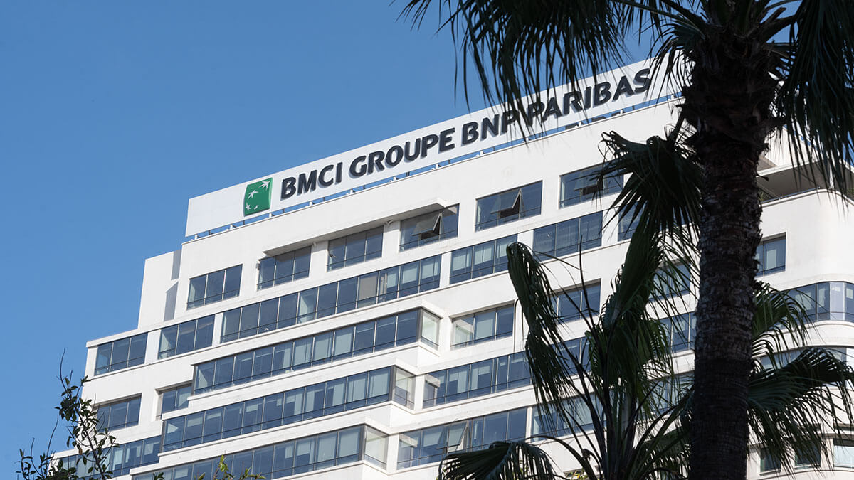 Sede del banco BMCI Group BNP Paribas en Casablanca, Marruecos - PHOTO/ATALAYAR