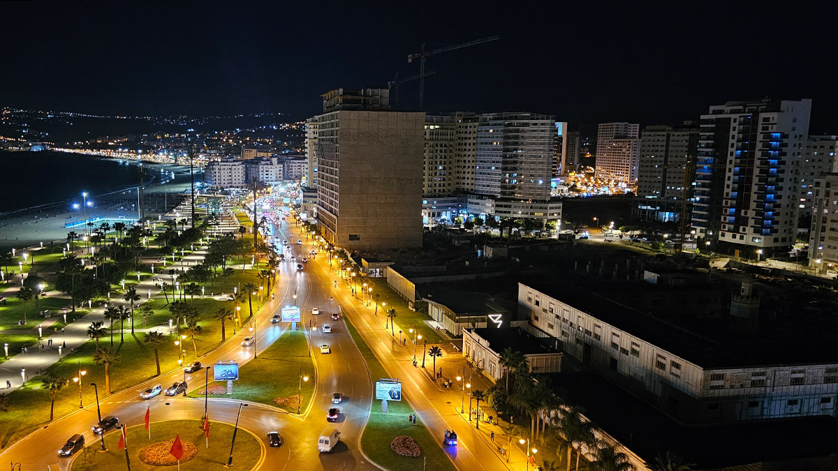 MARRUECOS PLAYA NOCHE ILUMINACIÓN - PHOTO/ATALAYAR