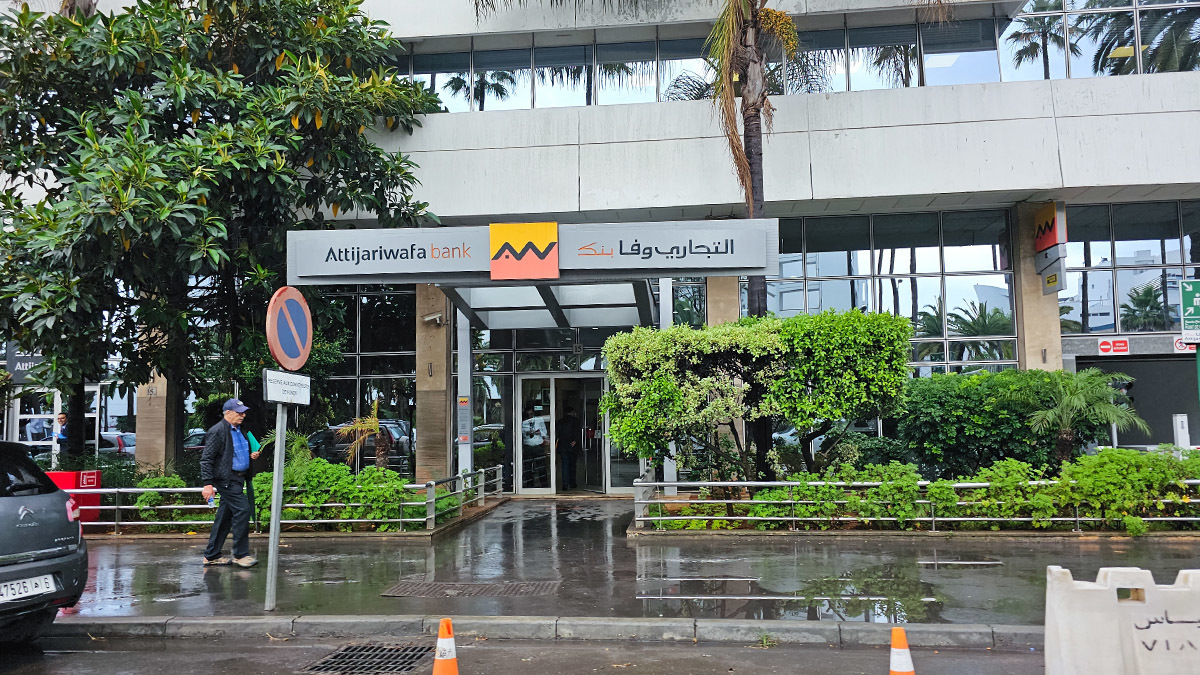 Banco Attijariwafa en Marruecos - PHOTO/ATALAYAR