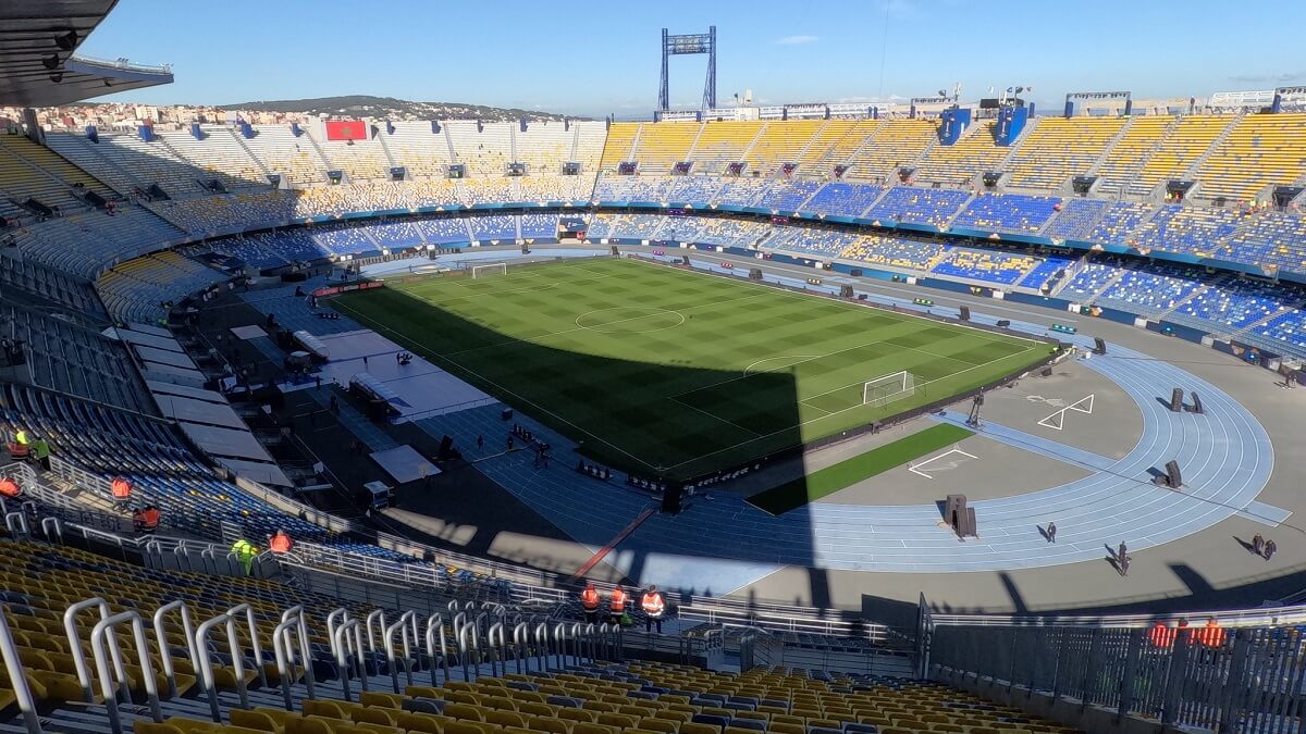 Gran Estadio de Tánger - PHOTO/TWITTER @FRMFOFFICIEL