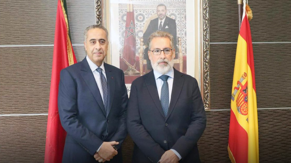 Abdellatif Hammouchi y Eugenio Pereiro