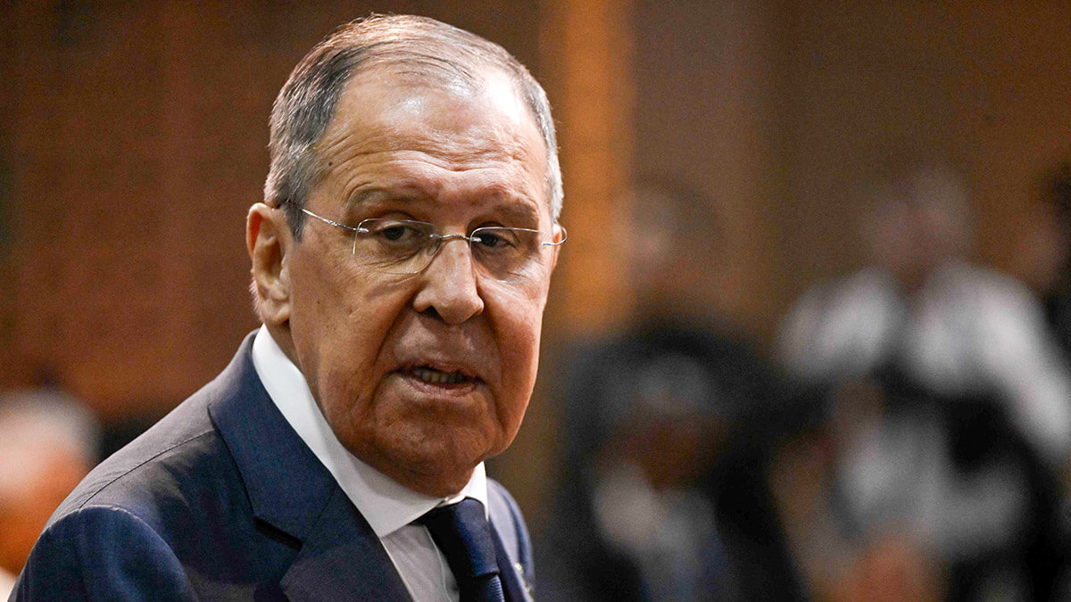 El Ministro de Relaciones Exteriores ruso Sergei Lavrov asiste a la reunión de ministros de Relaciones Exteriores del G20 en Río de Janeiro - AFP/MAURO PIMENTEL