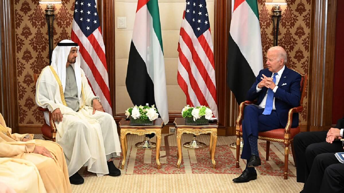 Como socios estratégicos, el presidente de Emiratos, jeque Mohamed bin Zayed Al Nahyan, y de Estados Unidos, Joe Biden, favorecen la cooperación espacial entre el MBRSC y la NASA - PHOTO/White House