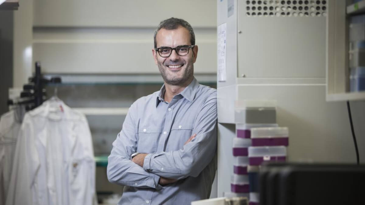 Salvador Aznar Benitah, jefe del laboratorio de Células Madre y Cáncer del IRB Barcelona.© IRB Barcelona