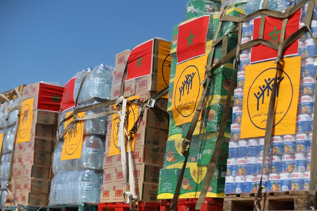 ayuda humanitaria marruecos palestinos