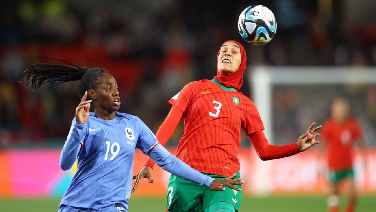 Partido del Mundial femenino entre Francia y Marruecos - PHOTO/REUTERS/CARL RECINE