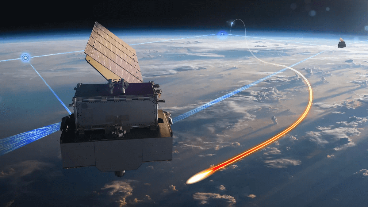 Una emergencia del ejercicio ha consistido en utilizar los sensores para reaccionar y evitar el impacto de un misil disparado contra un satélite - PHOTO/L3Harris