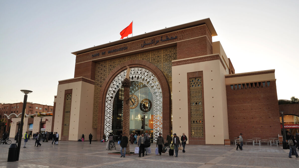 Estación central de tren de Marrakech - <a data-cke-saved-href="https://depositphotos.com/es/?/" href="https://depositphotos.com/es/?/">Depositphotos</a>