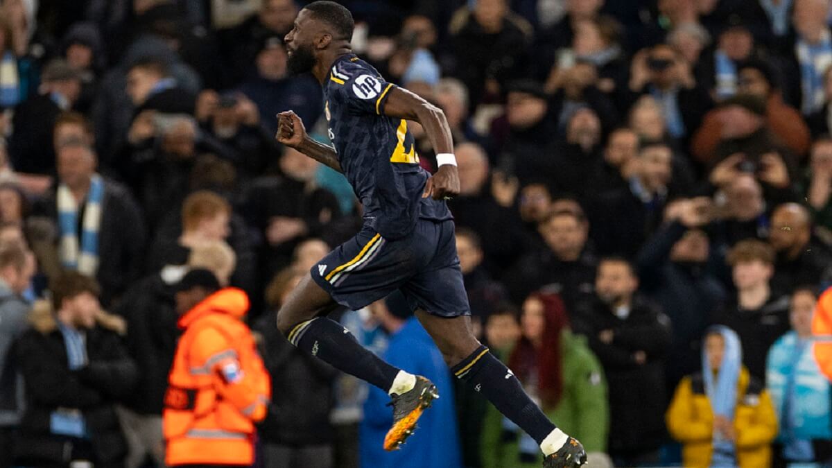 El Manchester City y el Real Madrid disputan el partido de vuelta de cuartos de final de la Liga de Campeones de la UEFA en el Etihad Stadium de Manchester, Inglaterra, el 17 de abril de 2024 – PHOTO/MI News/NurPhoto/NurPhoto vía AFP