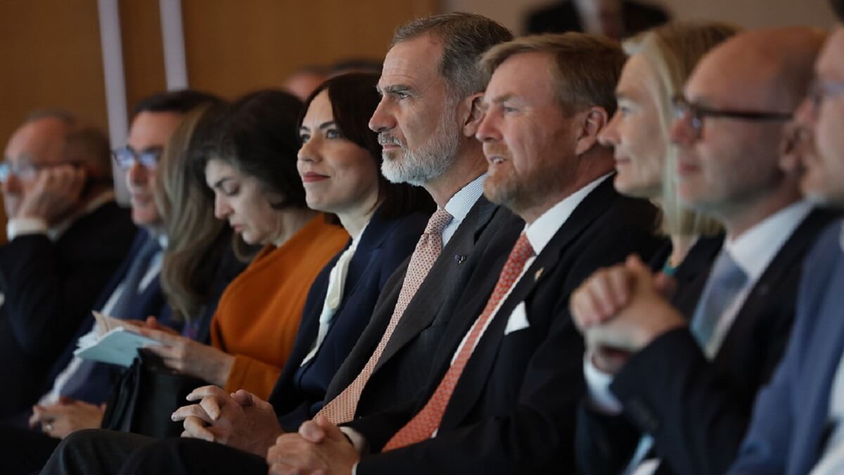 Diana Morant ha sido la ministra que ha acompañado a la reina Leticia y al rey Felipe VI en muy reciente su viaje de Estado a los Países Bajos - PHOTO/Casa de SM el Rey