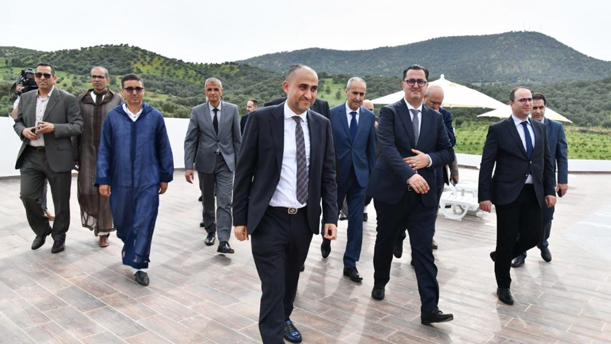 L'Escale autoridades llegada