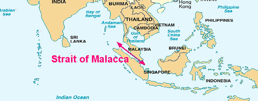 Estrecho de Malaca Mar de China Meridional
