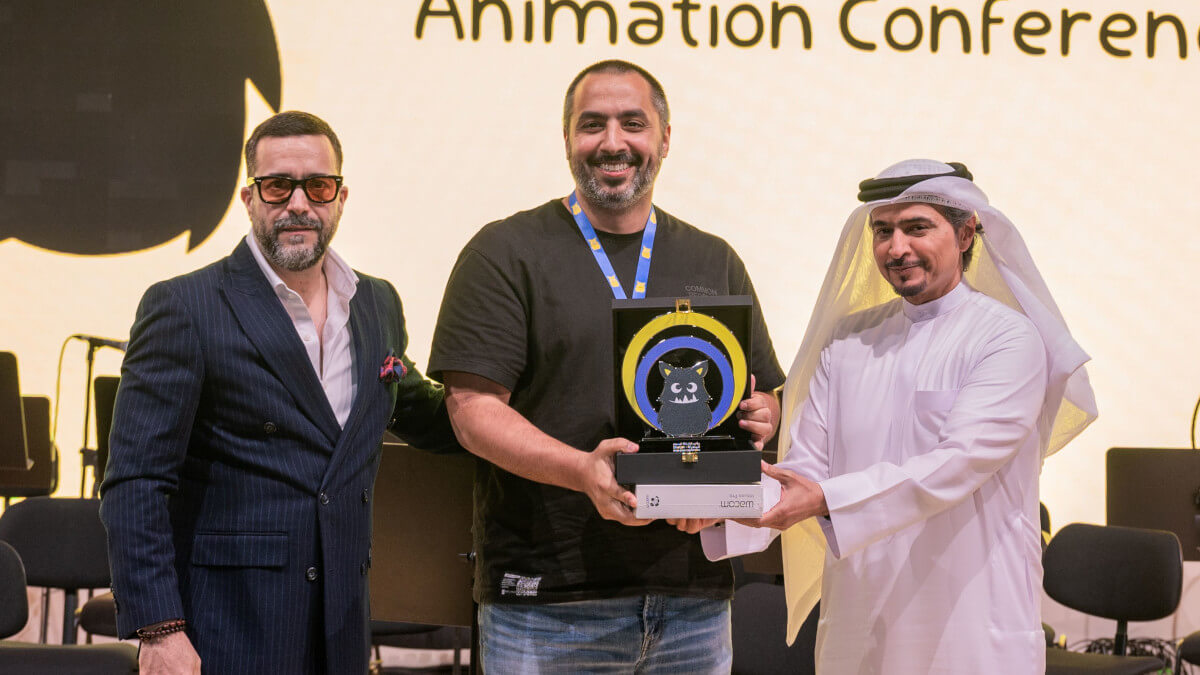 Raghad Odeh, ganador del tercer puesto del "Pitch the Project Award"