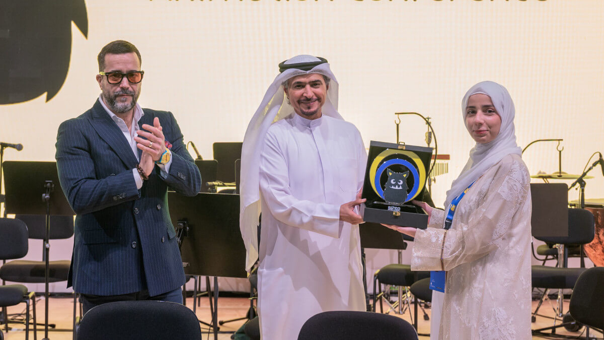 Raghad Odeh, ganador del tercer puesto del "Pitch the Project Award"