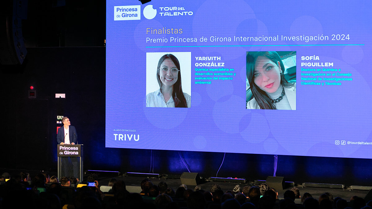La química argentina Yarivith Carolina González, Premio Internacional Princesa de Girona en investigación - PHOTO/FUNDACIÓN PRINCESA DE GIRONA