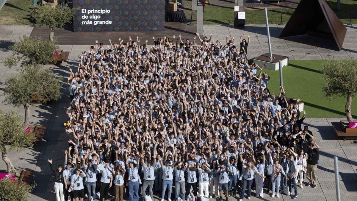 Más de 350 estudiantes participan en el campus The Challenge de EduCaixa en Barcelona <strong>© Ula Prats / FLC</strong>