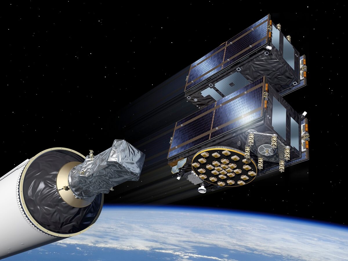 Un Falcón 9 de Elon Musk posicionó en órbita por vez primera una pareja de satélites Galileo de la Unión Europea. Volverá a hacerlo en el segundo semestre del año - PHOTO/ESA-P. Carril