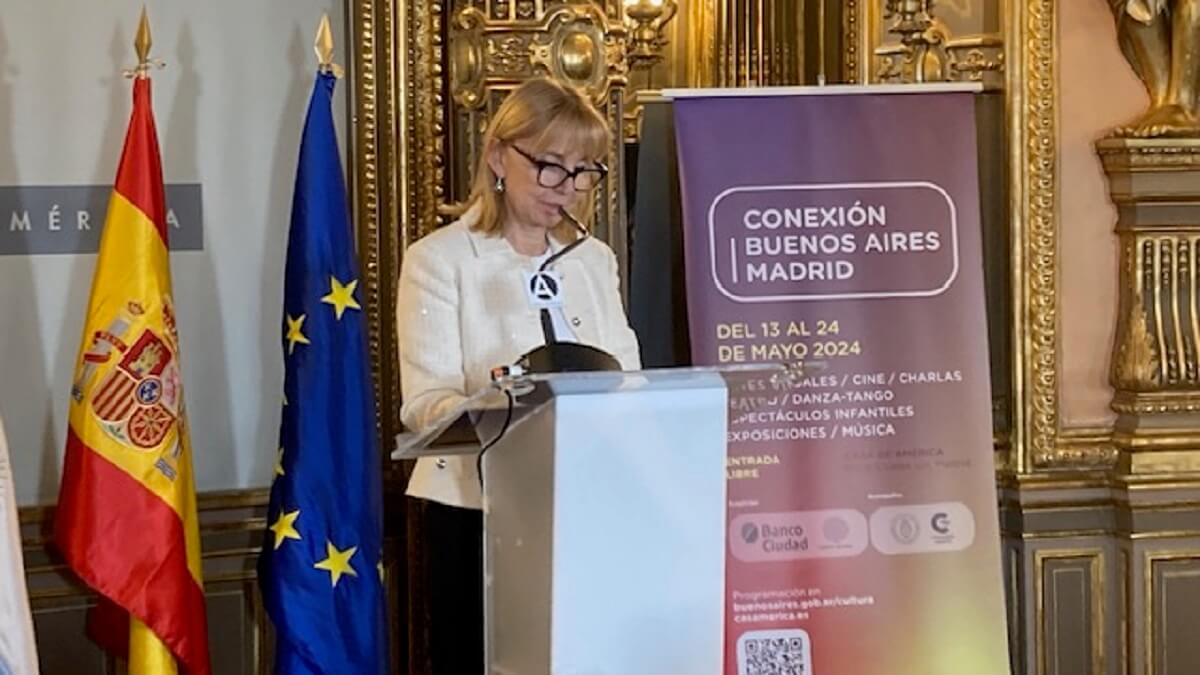María Victoria Alcaraz, directora general de Cooperación Cultural de Buenos Aires