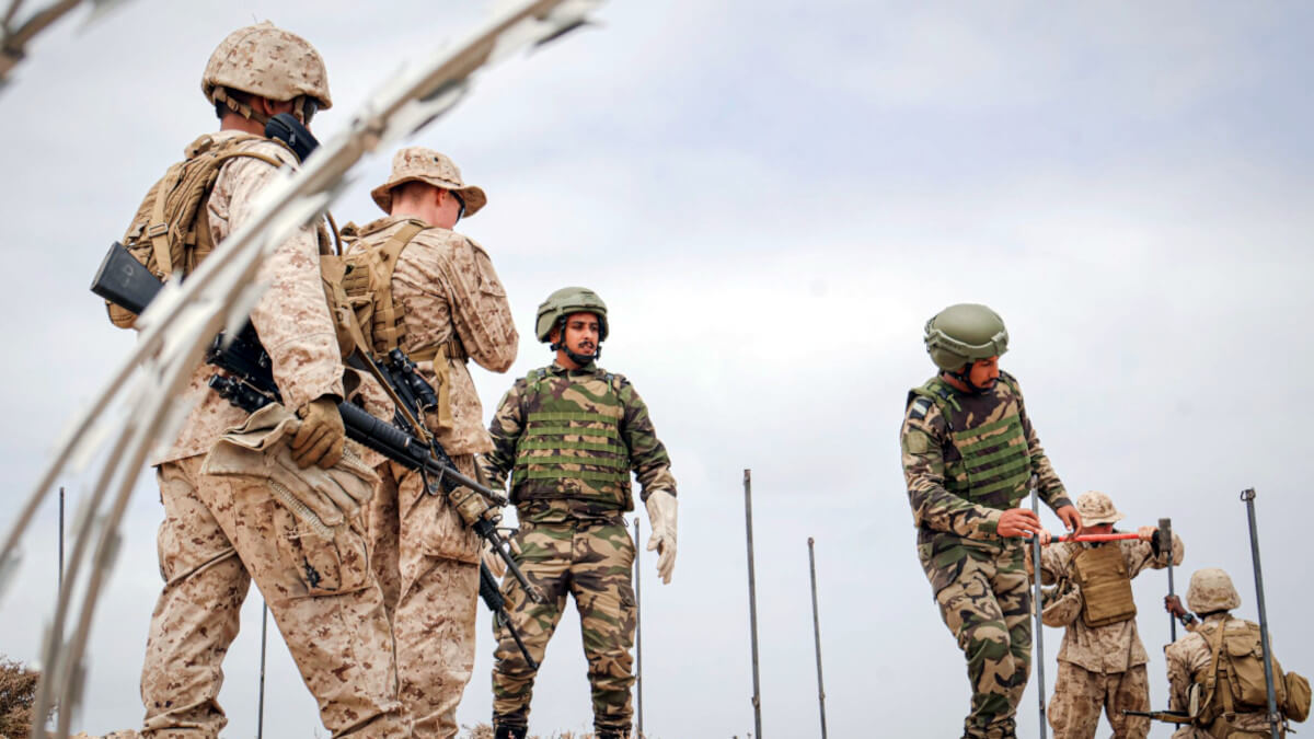 Ejercicios militares African Lion 2024 - PHOTO/X/@FAR_Maroc_