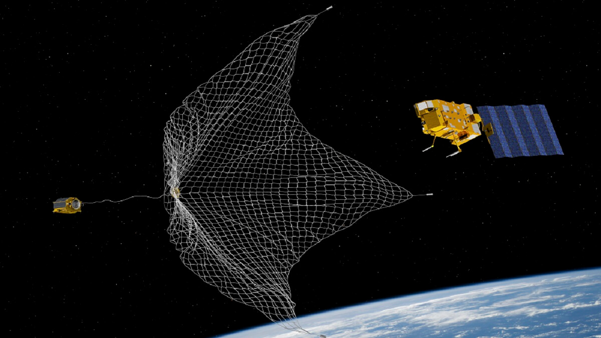 A la ESA y a las distintas agencias espaciales se les han planteado muy diferentes e imaginativas soluciones para atrapar satélites fuera de servicio, muchas de ellas impracticables - PHOTO/ESA-eDeorbit