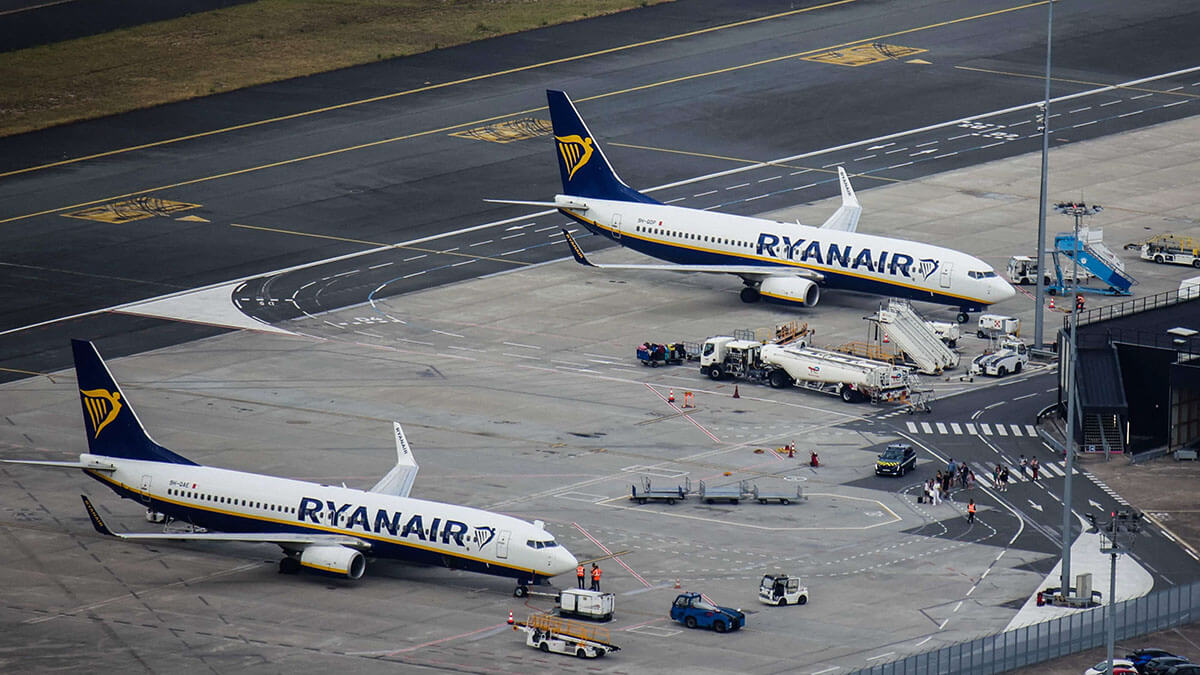 Aviones de Ryanair - AFP/THIBAUD MORITZ