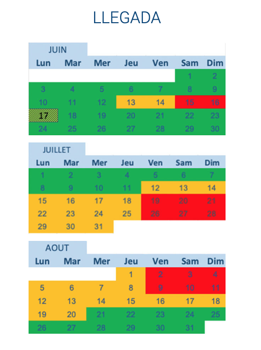 Calendario de la Operación Paso del Estrecho - PHOTO/FMV