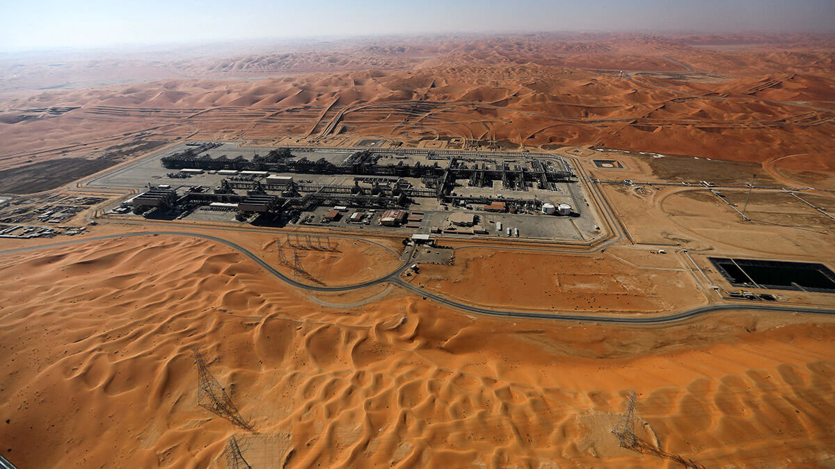 Vista general del campo petrolero de Aramcos en el Barrio Vacío, Shaybah, Arabia Saudí - REUTERS/HAMAD I MOHAMMED