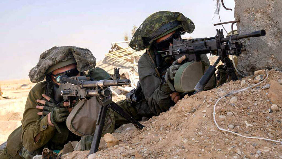 Soldados tomando posiciones en la Franja de Gaza - AFP/Fuerzas de Defensa de Israel