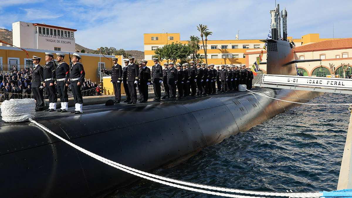 El S-81 Isaac Peral es el mejor submarino convencional, del que desde el punto de vista industrial nos sentimos orgullosísimos, afirma la secretaria de Estado - PHOTO/MDE-Iñaki Gómez