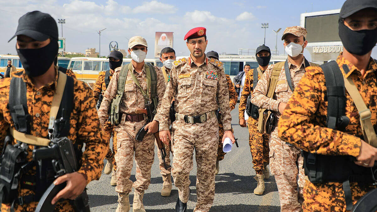 El portavoz militar hutí, Yahya Saree - AFP/ MOHAMMED HUWAIS