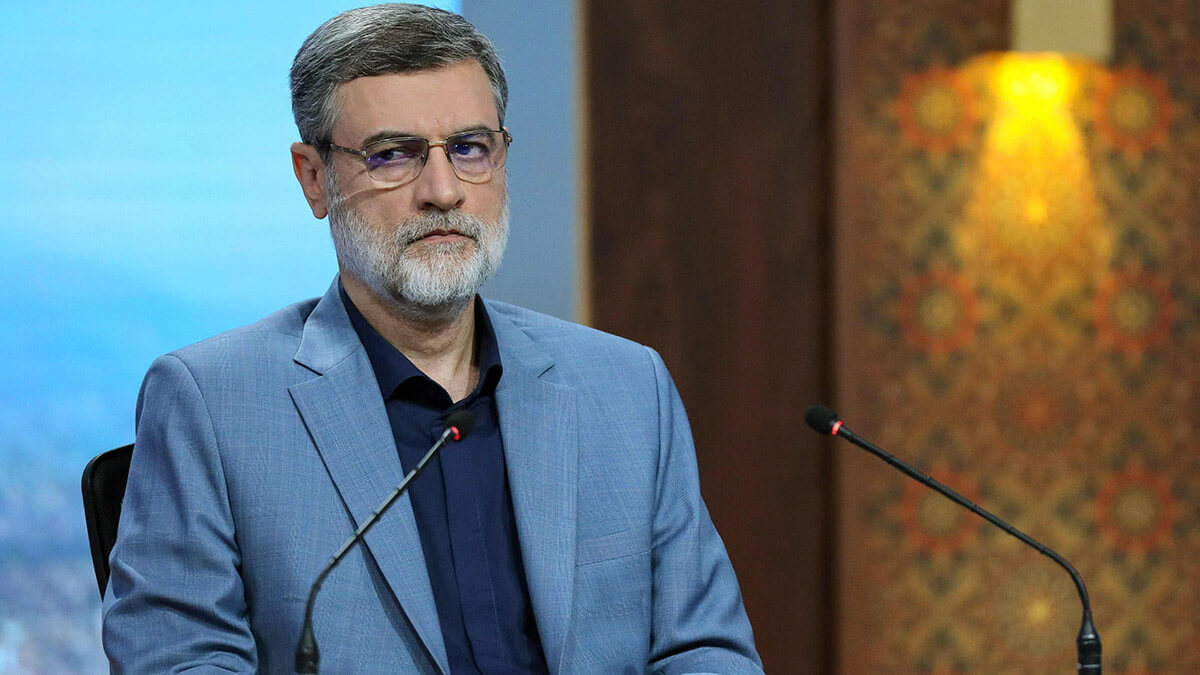 El vicepresidente Amirhossein Ghazizadeh-Hashemi en un debate electoral televisado - AFP/ MORTEZA FAKHRINEJAD / IRIB 