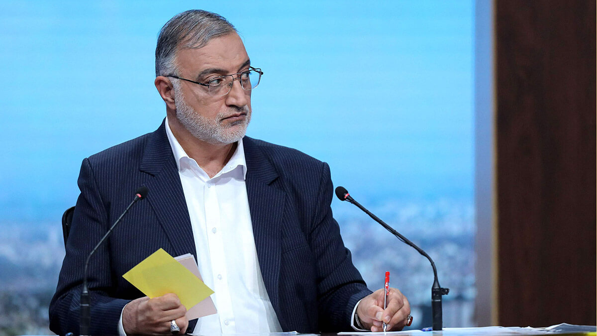 El alcalde de Teherán, Alireza Zakani - AFP/ MORTEZA FAKHRINEJAD / IRIB 